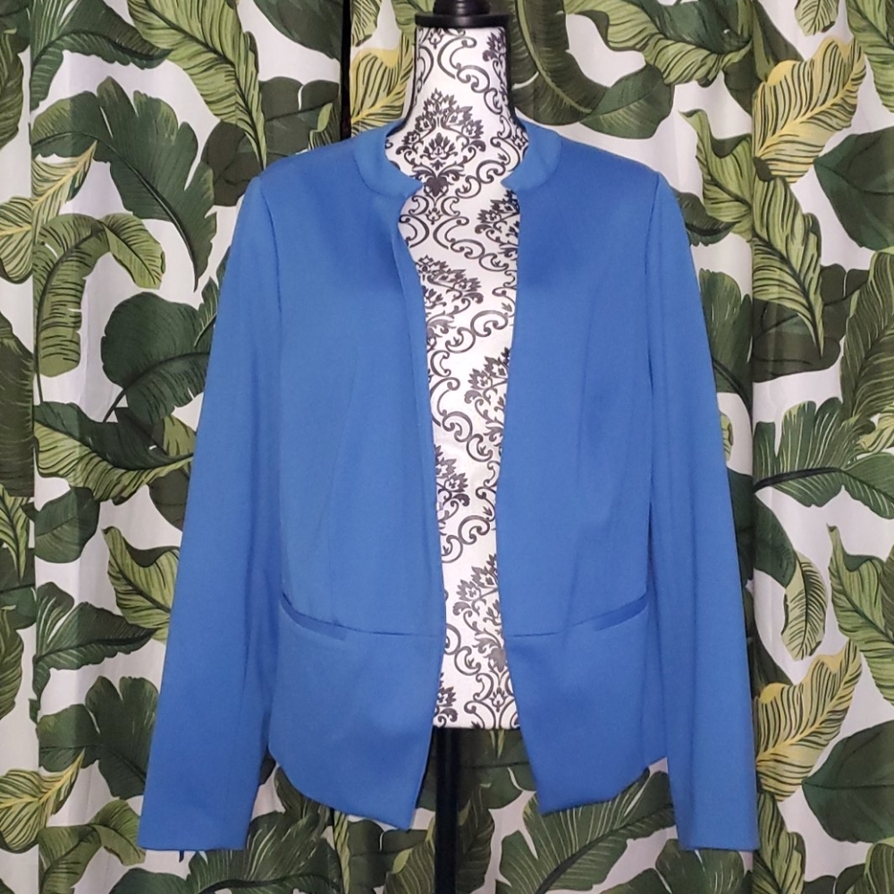Blue Satin-Lined Blazer